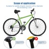 Comfortable Bicycle Saddle, Ergonomic Gel Saddle with Double Suspension Ball