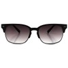 Mens Womens Semi Rimless Tinted Lens 2.00 Reading Sunglasses