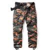 AKHIKING Men's Camo BDU Cargo Tactical Ripstop Casual Lightweight Baggy