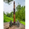 Dark WARRIOR Handmade Double Head Berserker Axe, Large Norse Double