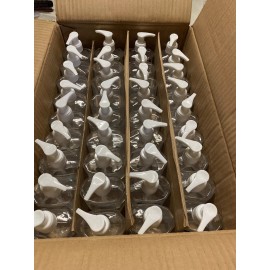 Clean Works- Fragrance Free- hand sanitizer gel in pump bottle -8 Pack / 8 Oz