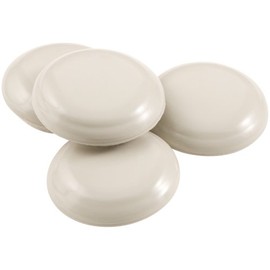 SuperSliders Self-Stick Furniture Sliders for Carpeted Surfaces (4 piece) - 1-1/4" Linen - Round SuperSliders
