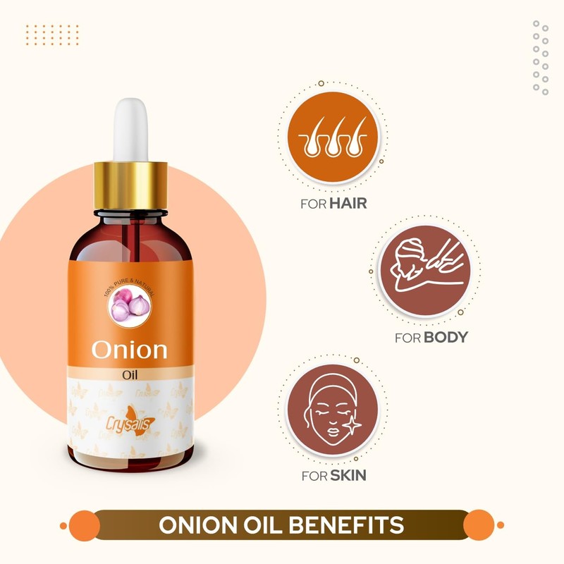 Crysalis Onion Pure Essential Oil (Allium cepa) Steam Distilled Essential