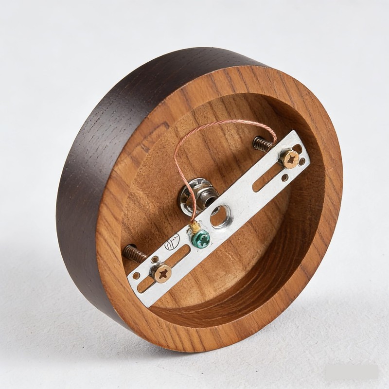 QJCMUUYI 5.1" Wooden Ceiling Canopy Kit Handmade Wood Ceiling Plate