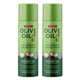 ORS Olive Oil Nourishing Sheen Spray Original Moisturizes Hair for Healthy Sheen 10 Ounce (2)