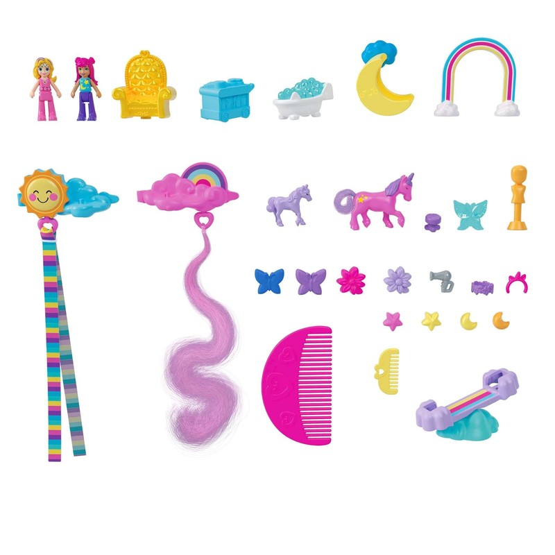 Polly Pocket Rainbow Unicorn Salon