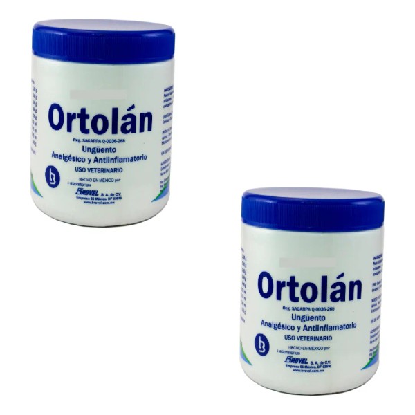 2 Ortolan Pomada 100 G Brovel Perros Gatos