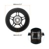 uxcell Set of 1 Luggage Wheels Replacement 64 x 24