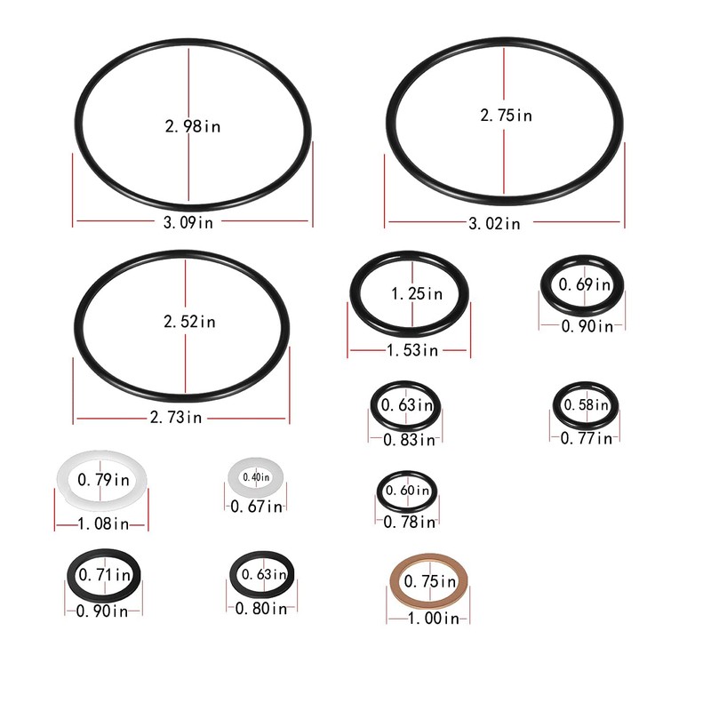 328.12031 Seal Replacement Kit Full Set for Sears Craftsman 2-Ton