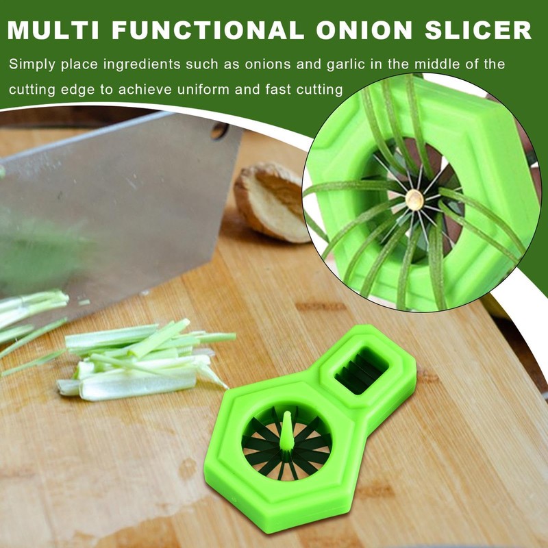 Blooming Onion Cutter, Manual Scallion Cutter Stainless Steel, Multifunctional Kitchen