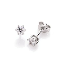 Spirit - New York 94000293 Women's Stud Earrings 925 Sterling Silver White, Sterling Silver