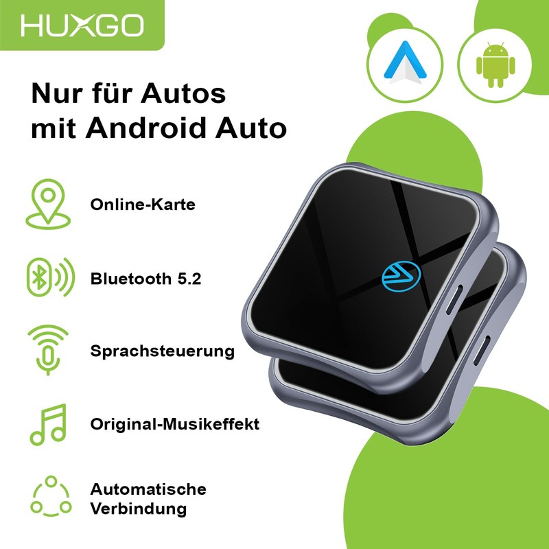 HUXGO® Wireless Android Car Adapter BY963A/A: Android Car without Cable,