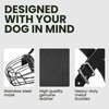 BRONZEDOG Dog Muzzle Adjustable Durable Metal Wire Basket for Large