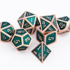 Haxtec Metal DND Dice Set D&D Polyhedral RPG Dice for