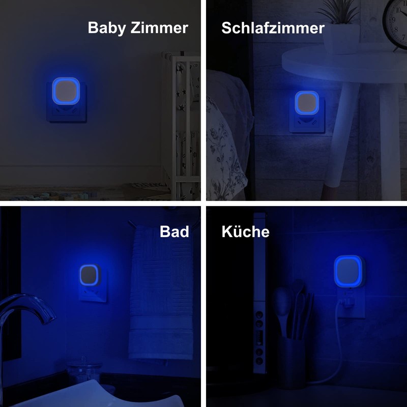 YUNLEX Night Lights, Set of 2, 3-Level Adjustable Night Lights