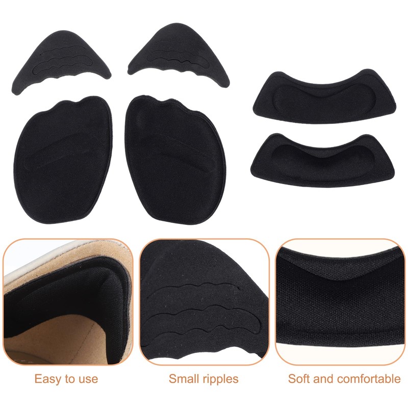 6 Pairs Shoe Filler Heel Pads for Womens Shoes, Adjust