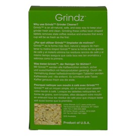 Urnex Grindz Professional Coffee Grinder Cleaning Tablets, 3 Single Use Packets
