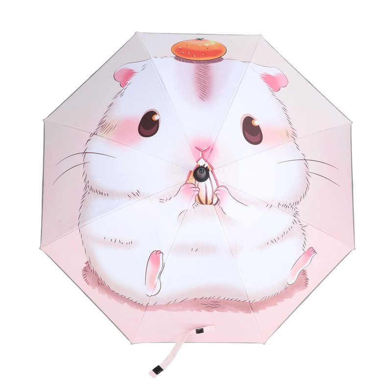 Portable Umbrella with Fan Reflective UPF 50+ Sun and Rain