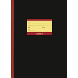 Brunnen 1044626 School Exercise Book, A4 (20 Sheets, 5 mm Squared, with Margin)