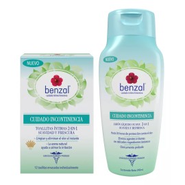 Benzal Kit Benzal Jabón Cuidado Incontinencia + Toallitas Humedas