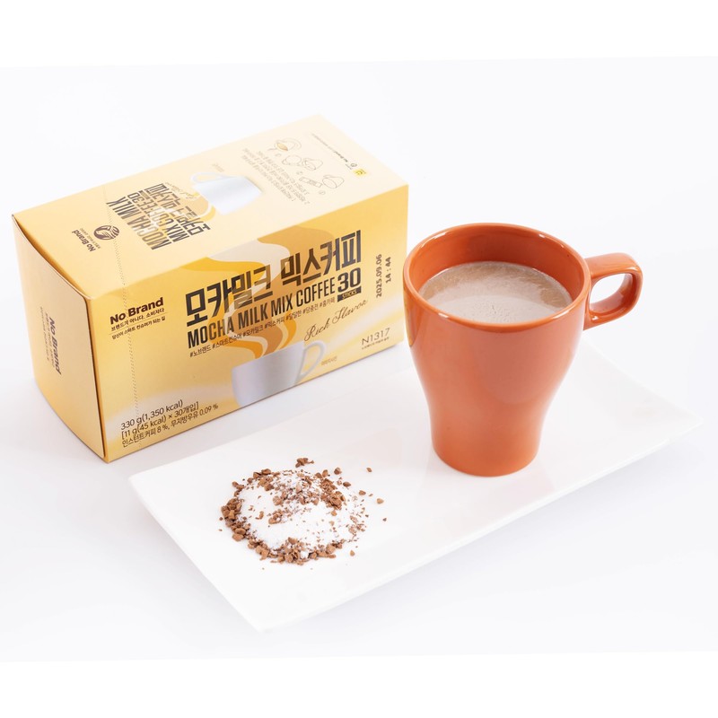 No-Brand Korean Instant Coffee Packets Mocha Milk- 30 Single Serve
