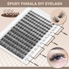 Self Adhesive Lash Clusters Soft Fluffy Lashes Extensions 156pcs Eyelashes