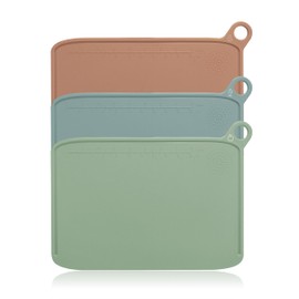 Charmline Cutting Boards Versatile Assortment Cutting Boards Set Of 3 Label Sorting Use, Suitable for Raw And Cooked Vegetables and Meat