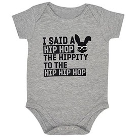 Unique Baby Boys Hip Hop Conejo de Pascua Layette, Blanco, 12 Meses