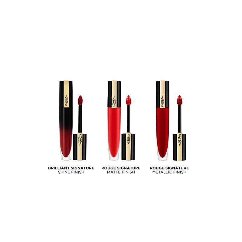 L'Oreal Paris Rouge Signature Matte Liquid Lipstick, 110 I Empower,