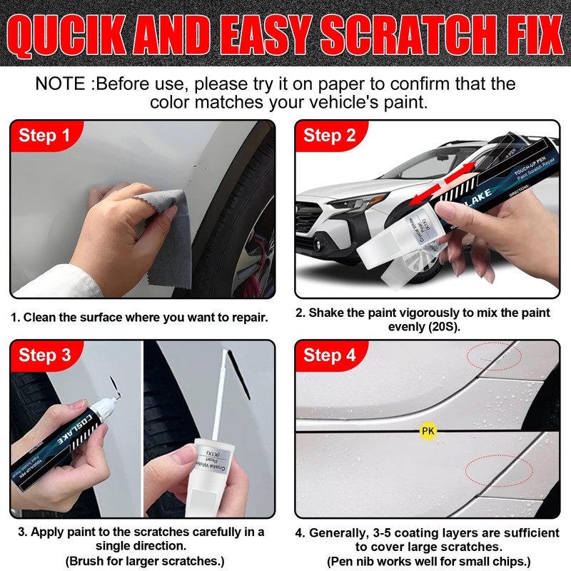 Car Touch Up Paint(Crimson Red Pearl(M1Y)) for SUBARU, Car Paint