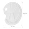 Relaxdays Mixing Palette for Paints, Painting Palette with Finger Hole,