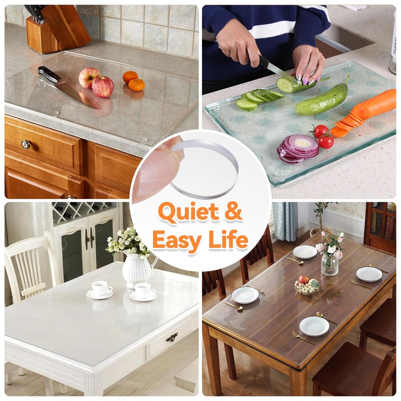 Glass Table Top Anti Slip Pads-Glass Table Top Bumpers, 50PCS