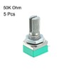 sourcing map RK097N 50K Ohm Variable Resistors Single Rotary Potentiometer
