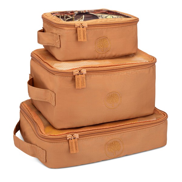 Parker Baby Co. Lightweight Packing Cube Set 3-Pack | Collapsible,