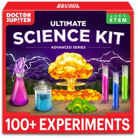 Doctor Jupiter Science Experiments Kit for Kids Ages 8+ | Gift for Girls & Boys 8-9-10-11-12-13-14 Years Old | STEM Toys with 100+ Experiments