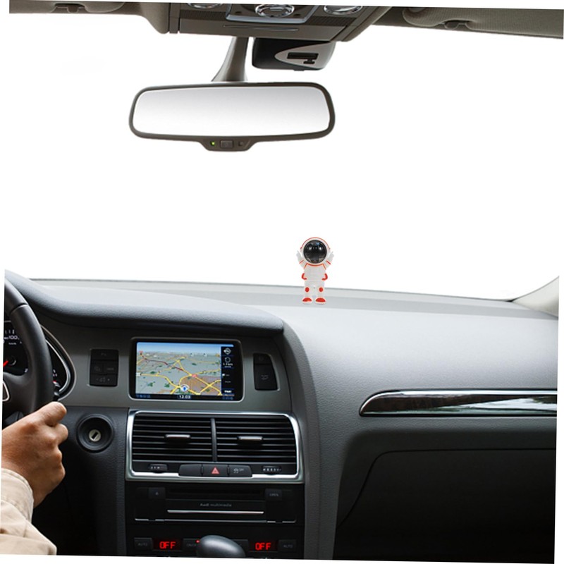 ULTECHNOVO Astronaut Car Compass Cute Dashboard Decoration Portable Auto Compass