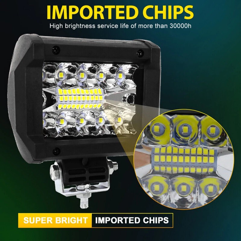 COLIGHT 20PCS 4inch LED Work Light Bar Flood Spot Combo