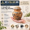 Handcrafted Wooden Cremation Urn for Human Ashes – Memorial Urn