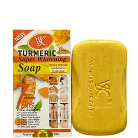 Soft 7 turmeric Soap, 7 Days Body Repair, Natural Dark Spot Treatment Big bar 8.7oz