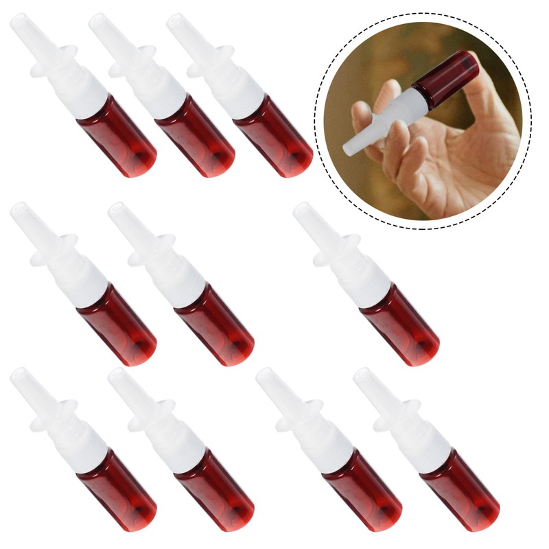 Beavorty 10pcs 15ml Refillable Fine Mist Bottles Bottles Empty Care