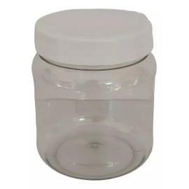 Meliars Frasco Pet Transparente 250/ 1 Litro Ml Tapa Blanca (especia