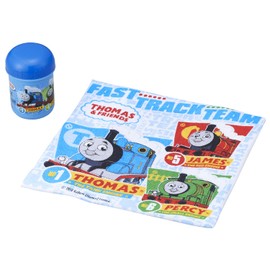 OSK Blue Hot Towel: Approx. 12.6 x 11.4 inches (32 x 29 cm); Case: Diameter 2.5 x Height 3.6 inches (6.3 x 9.1 cm); Thomas the Tank Engine Hot Towel Set OC-1