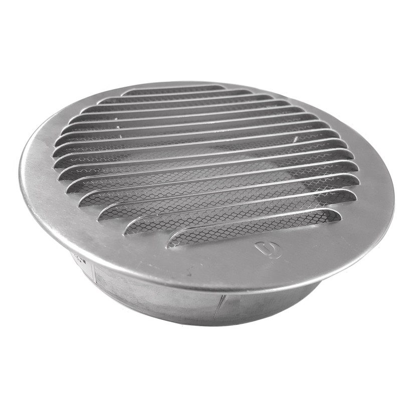 Weather Resistant Grille 200 mm Aluminium Air Vent with Fly