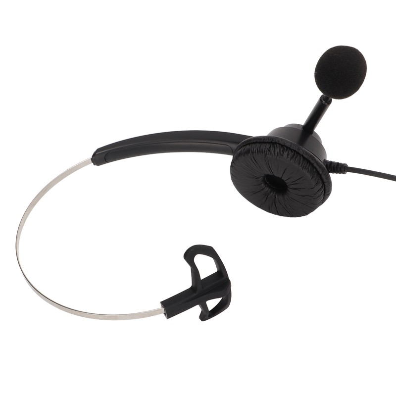 H360‑USB‑3 Telephone Headset Black Volume Adjustment Mute Single Sided Earphone
