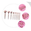 Baluue 9pcs Professional Makeup Brush for Women Versatile Plated Handle