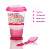 INOGIH Cereal On the Go Cups Breakfast-Portable Drink-Cup Cereal To-Go