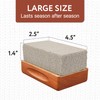 Impresa Extra Large Fabric Pumice Stone - Brown, Manual Efficient