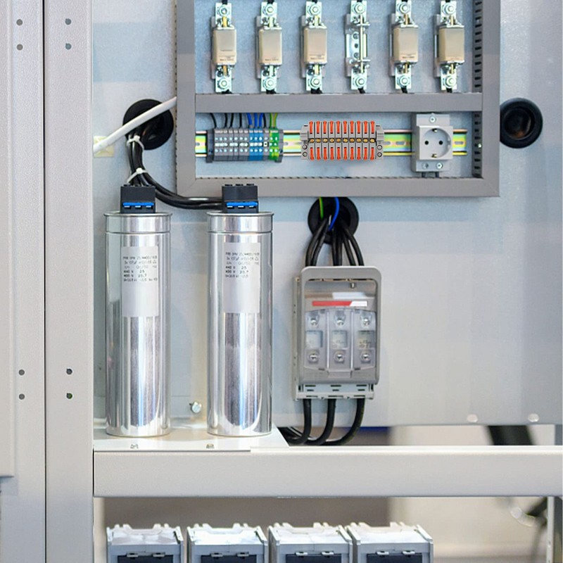 10 x DIN Rail Junction Terminal, SRJQXH Grey, 0.08-4 mm²,