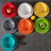 ZAROCRUS 12-Piece Rustic Melamine Dinnerware Set With Dinner Plate, Salad