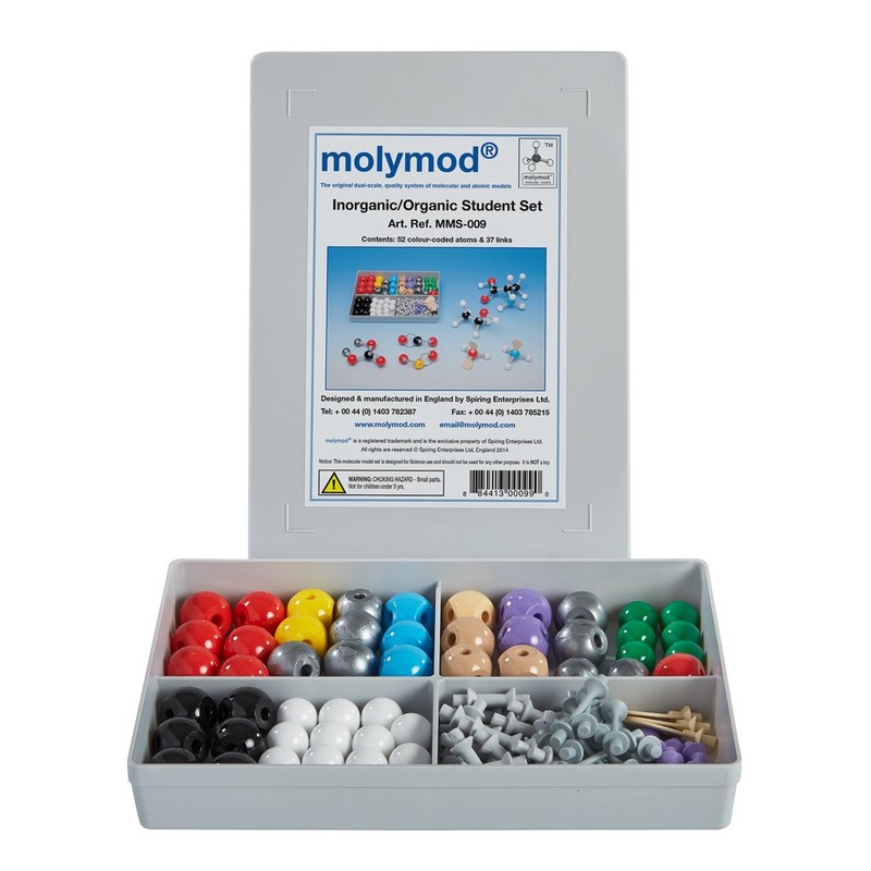 Molymod MMS-009 Inorganic/Organic Chemistry Molecular Model, Student Set (52 atom